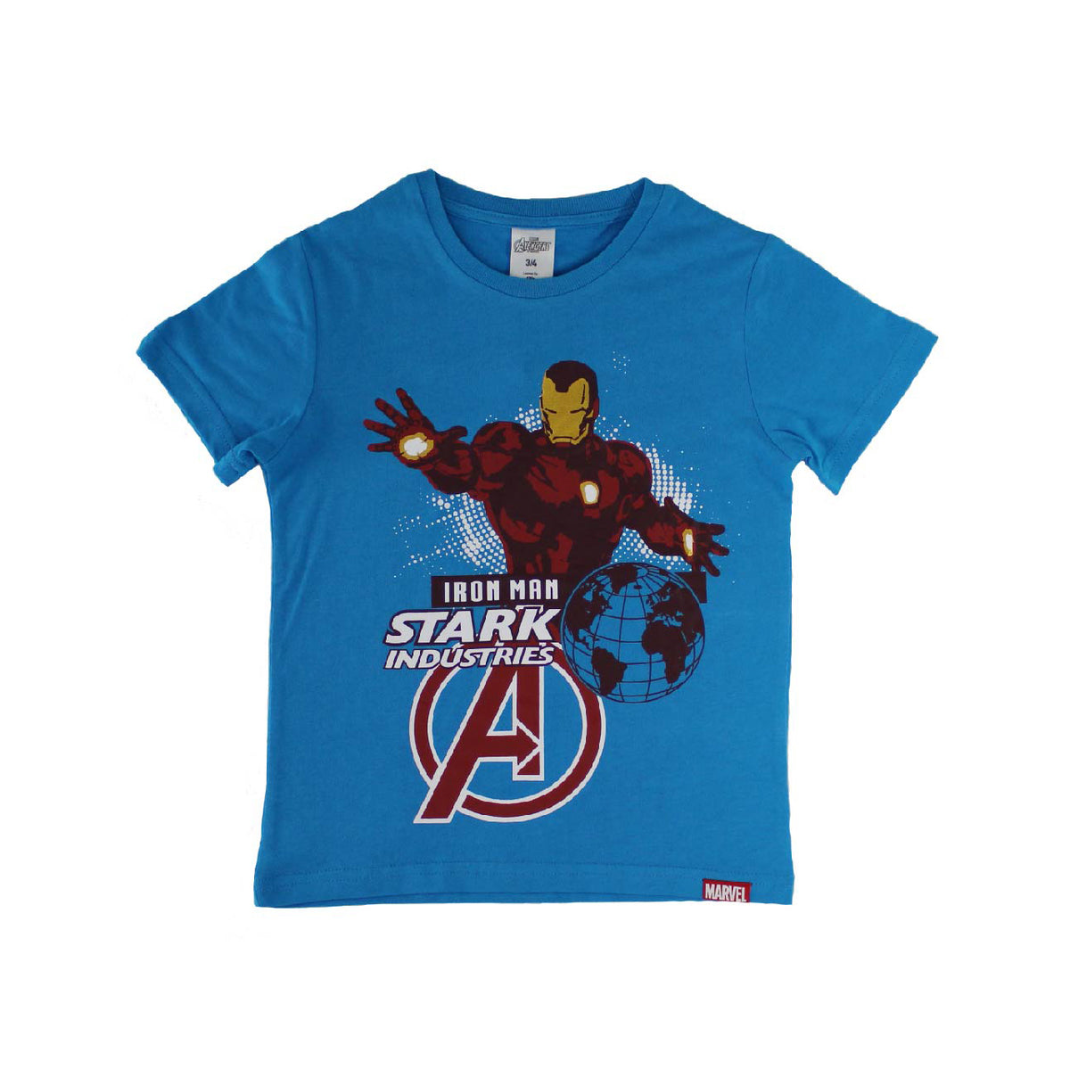 Marvel iron man tshirt light blue