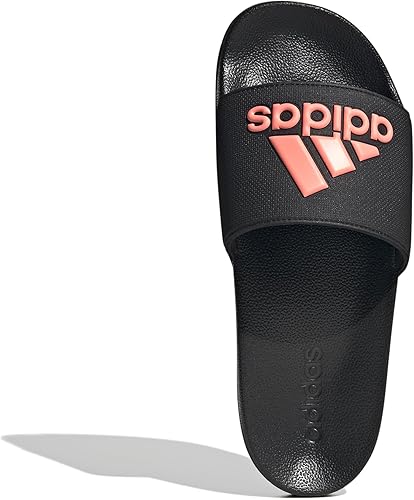 Adidas GZ3778 Shower Slides Black/Acid Red