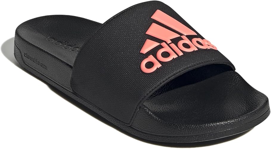 Adidas GZ3778 Shower Slides Black/Acid Red