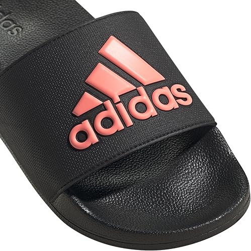 Adidas GZ3778 Shower Slides Black/Acid Red
