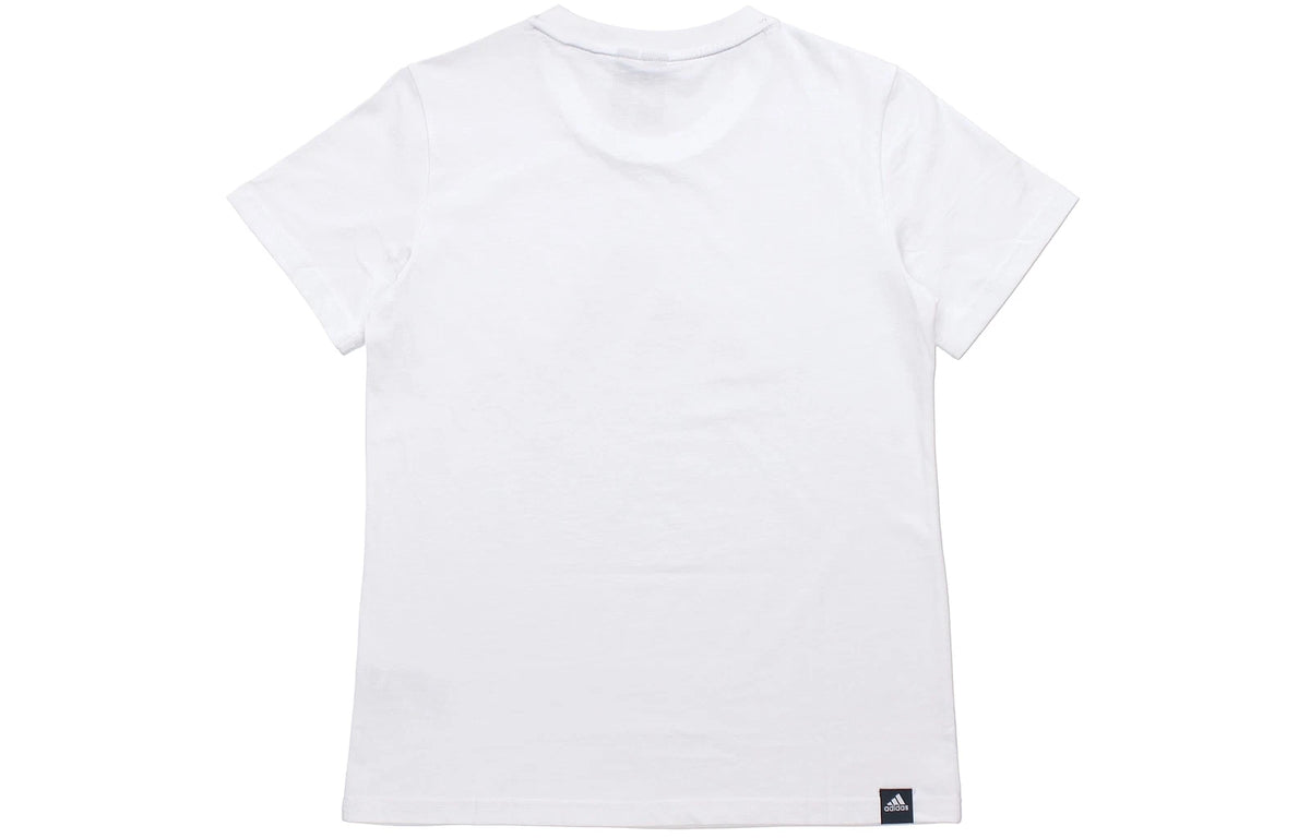 Adidas Adult Women Str Print Sports Shortsleeve Tee White