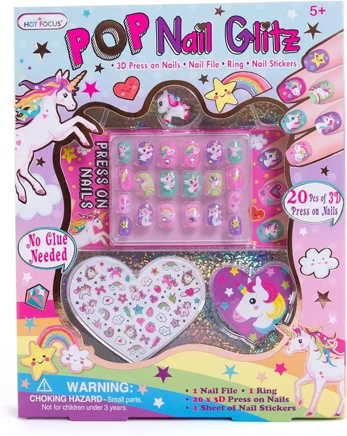 Pop Nail Glitz Groovy Flower