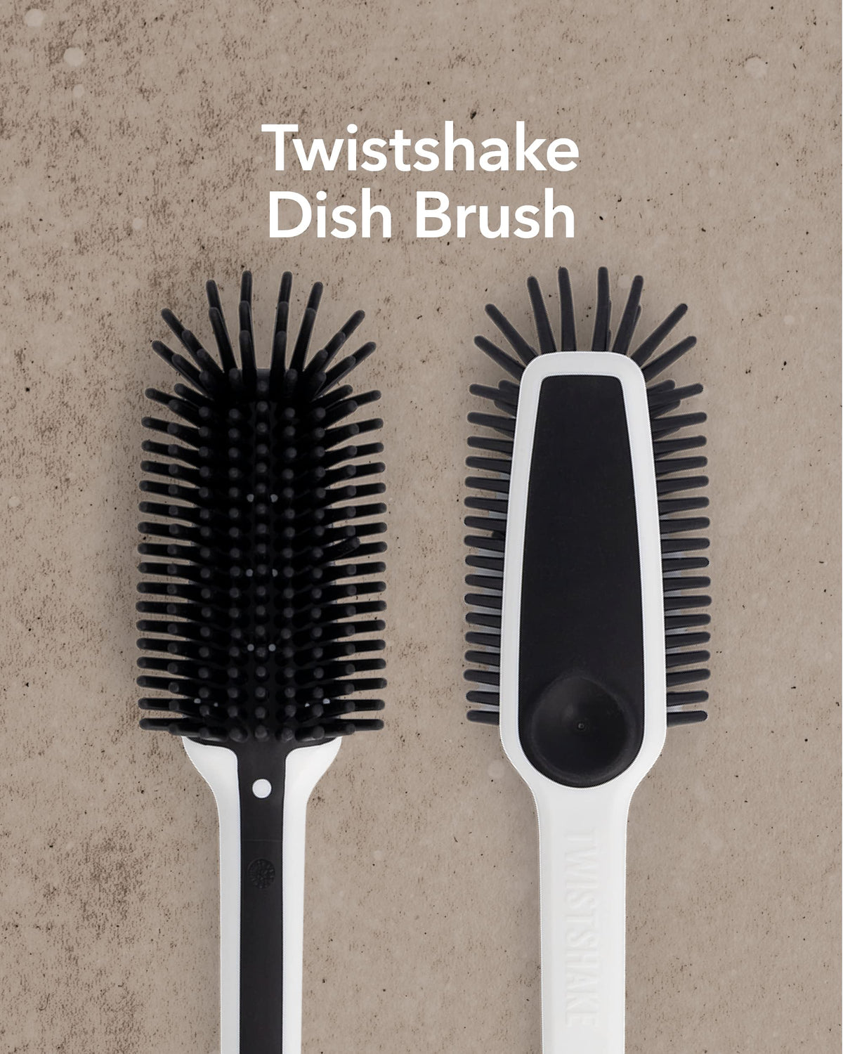 Twistshake Dish Brush Black White